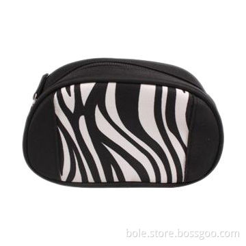 Fabric Cosmetic Bags with Zipper Closure, Available in Fashionable Design